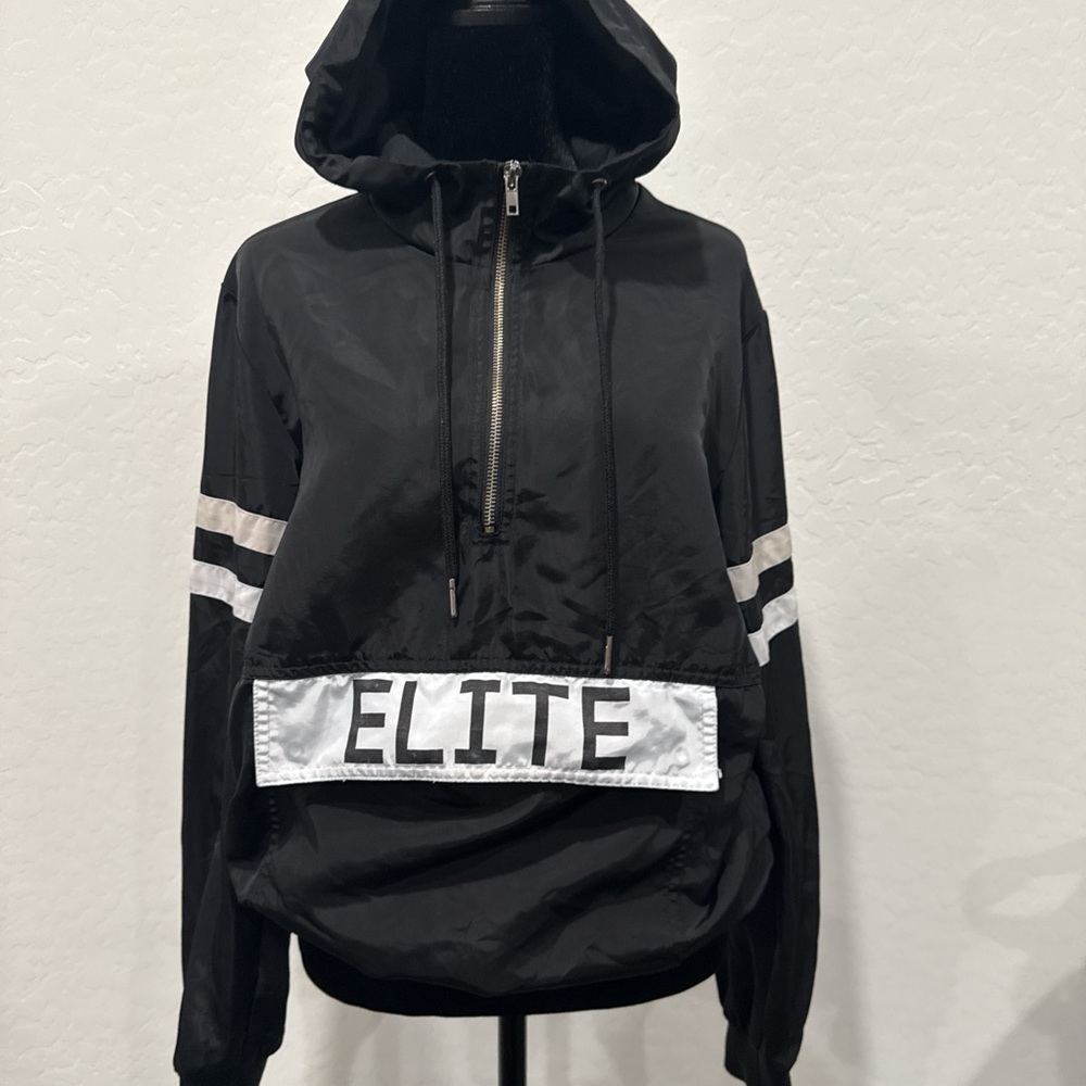 Forever 21 quarter zip windbreaker hoodie size xs men/ medium women